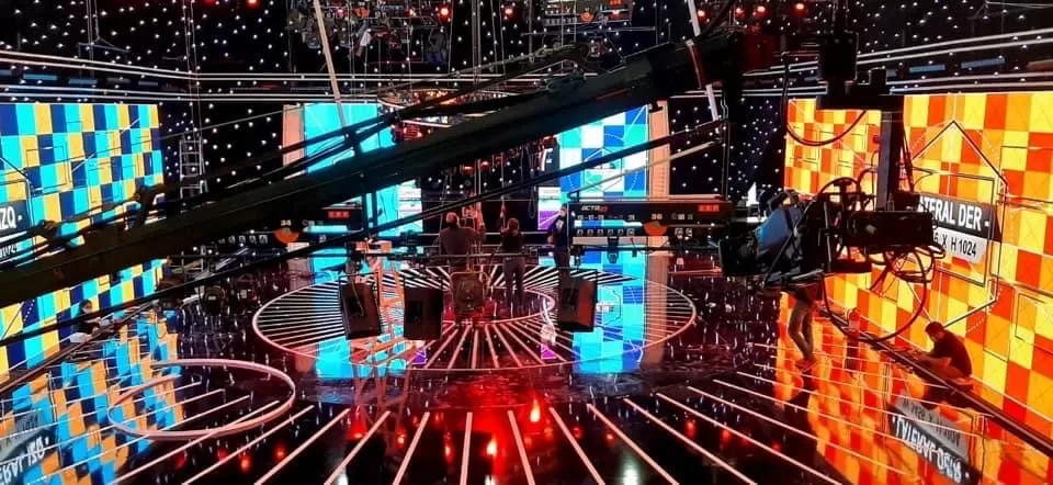 P3.91 Indoor LED Screen for TV Station in Chile