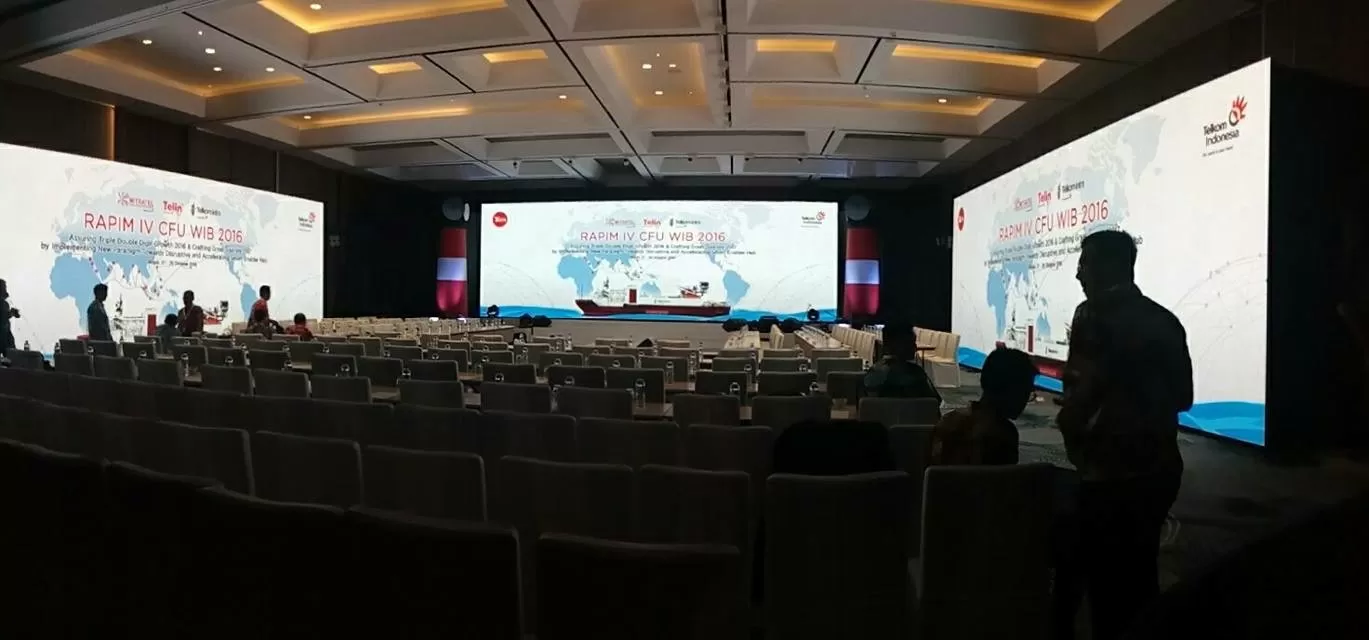 P3.91 Indoor LED Screen for Event in Indonesia 2016