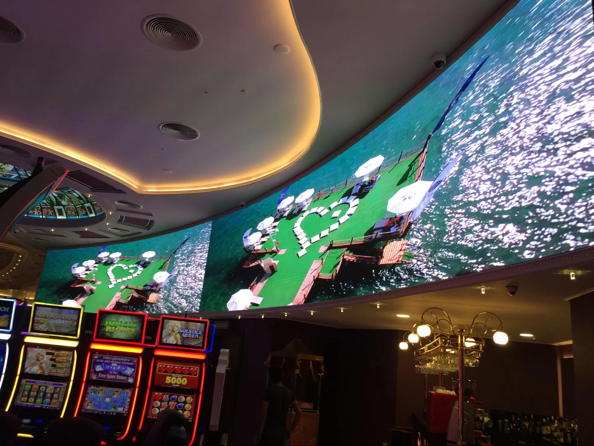 P3mm Indoor Fixed LED Screen for Casino in Cyprus