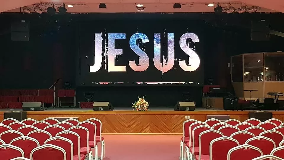 P3.91 Indoor LED Screen for Church in USA 2018