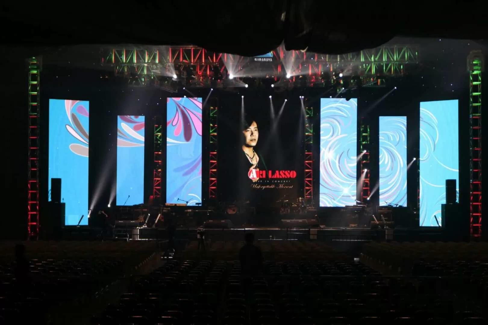 P3.91mm Indoor Stage LED Screen in Indonesia