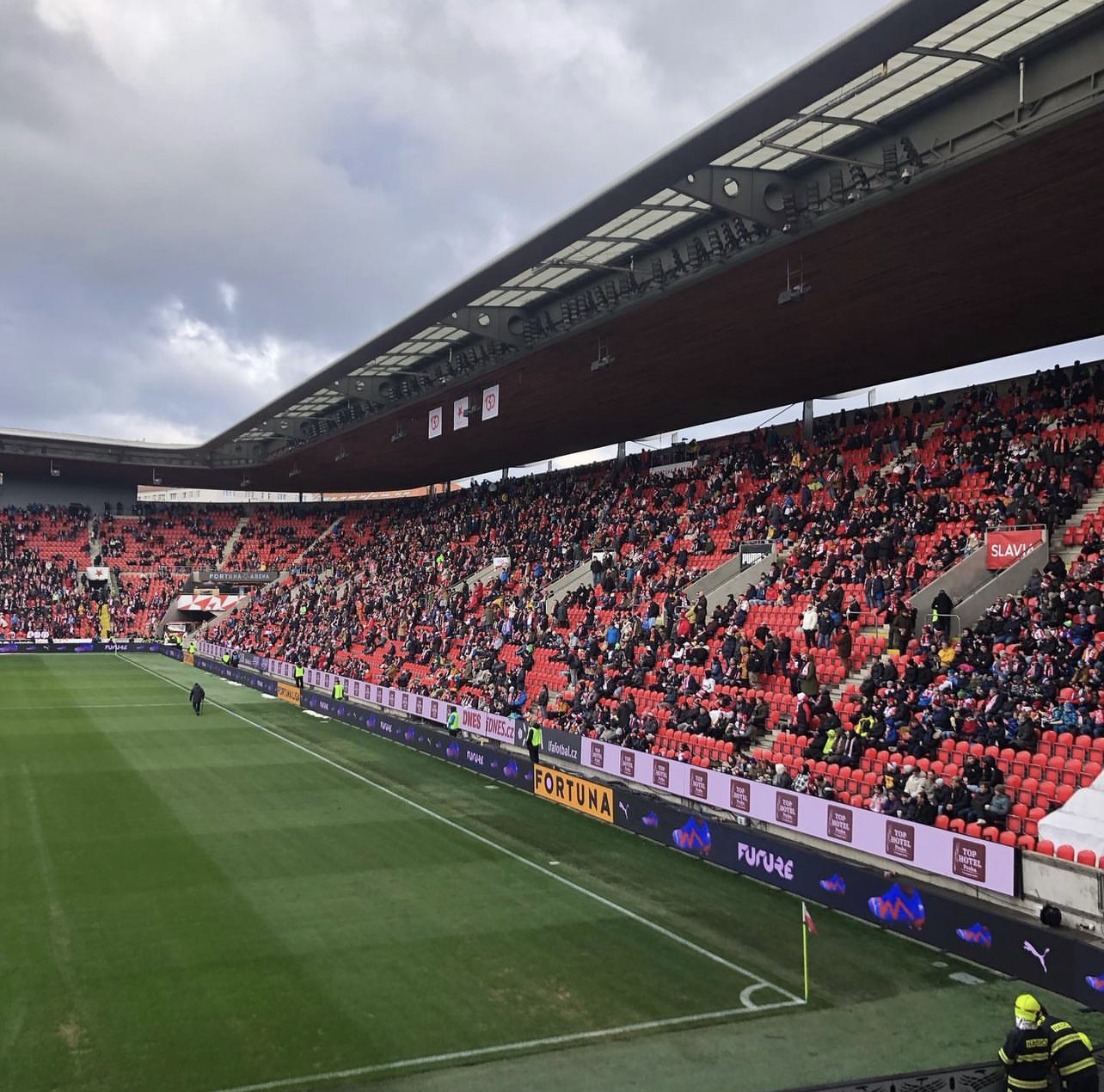 P8 Football Stadium Perimeter LED Screen in Czech Republic 2018