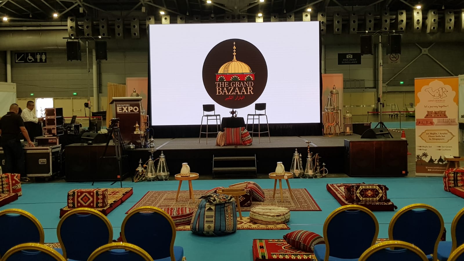 P3.91 Indoor LED Wall for House Of Worship in Singapore 2018 