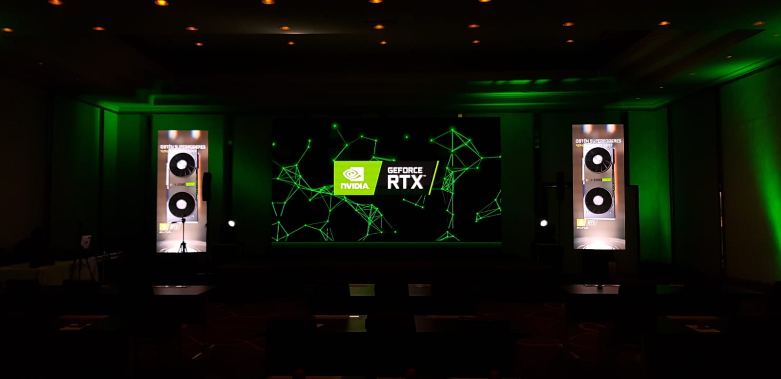 P3.91 Indoor LED Screen for NVIDIA Peru in 2019