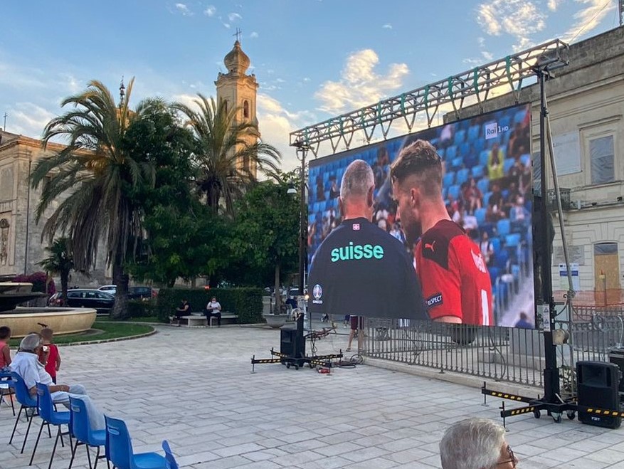 P5.95 Outdoor LED Wall in Italy 2021