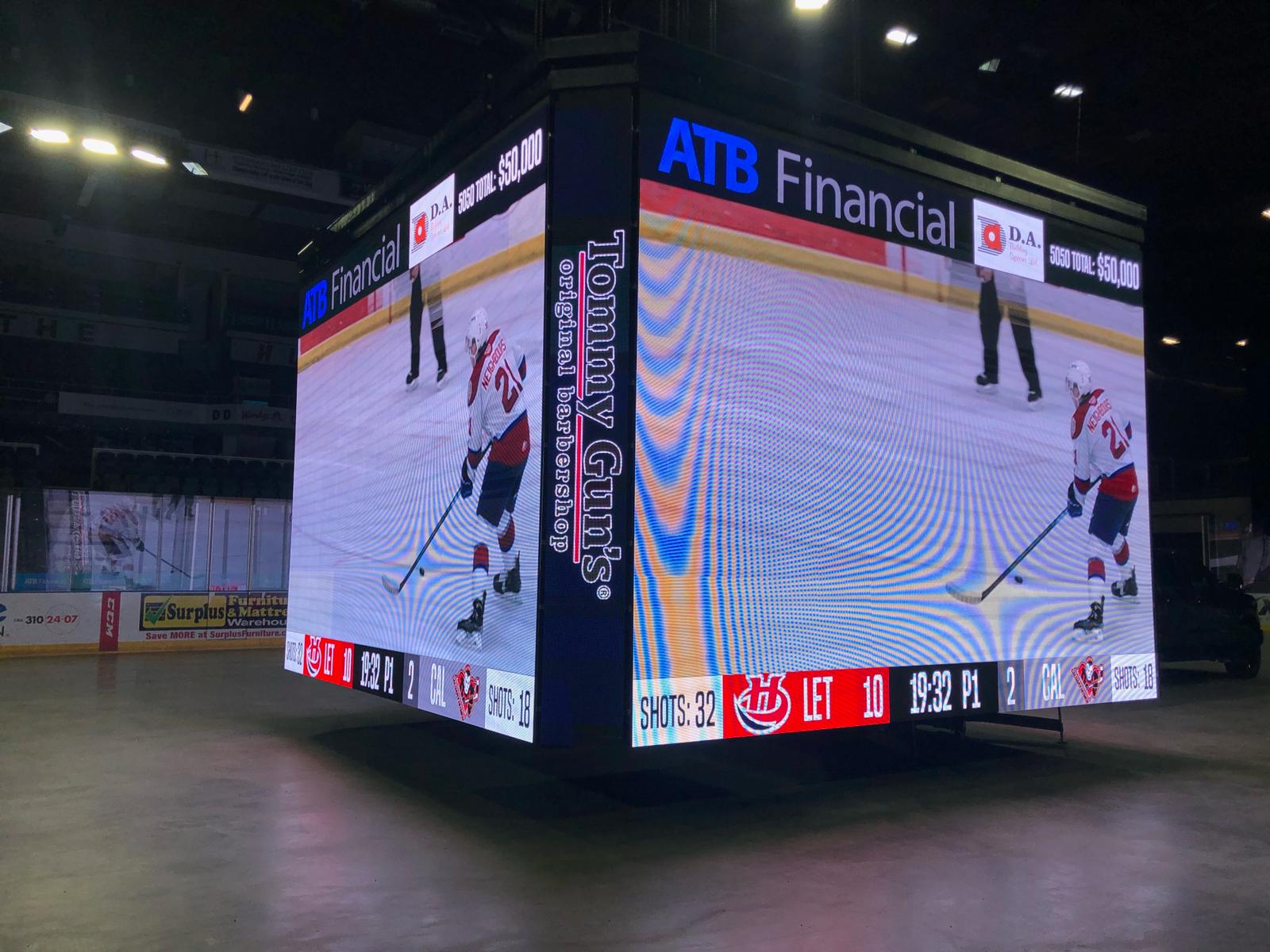 P2.97 HD Indoor LED Jumbotron for Hockey Stadium in Canada 2022