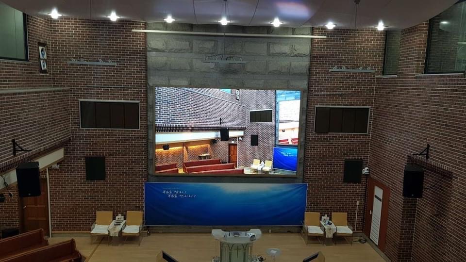 P2.5mm Indoor Fixed LED Screen for Church in Korea 2021