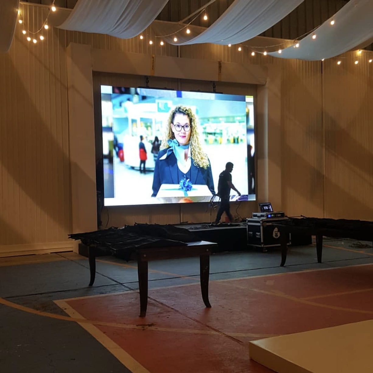 P3.91 Indoor Events Rental LED Screen in Lima Peru 2017