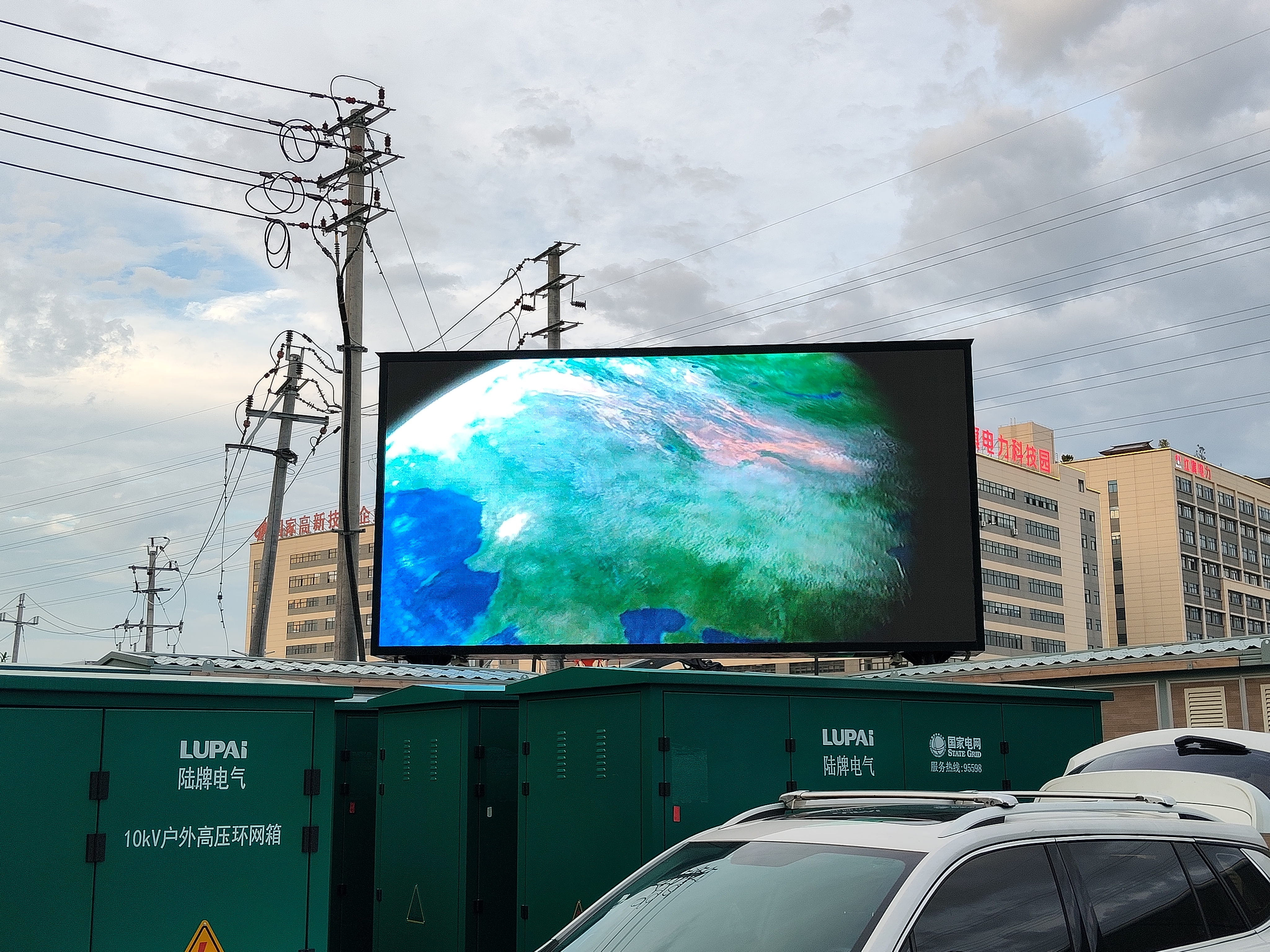 P6.6 Outdoor High Brightness LED Billboard in Wenzhou China